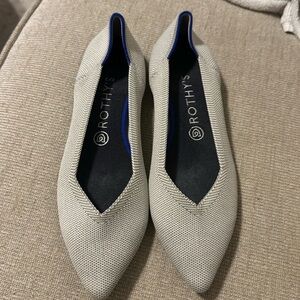Rothy’s Women’s Size 10 Gray Pointed Toe Slip On Flats